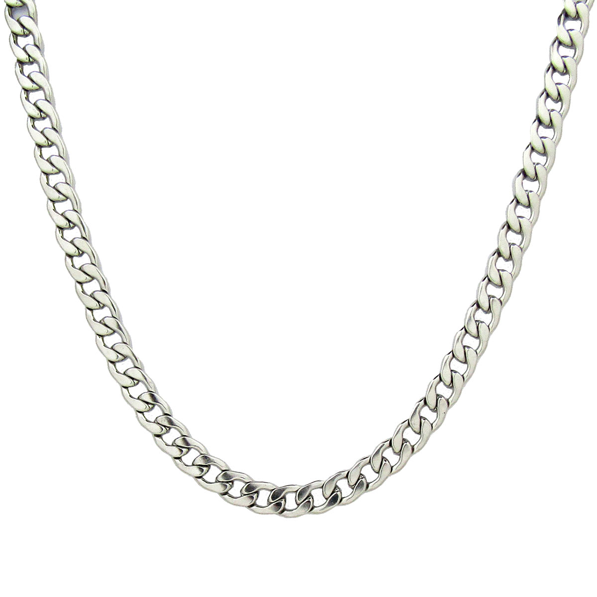 Gurmet Chain Silver 9MM Αλυσίδα λαιμού από ανοξείδωτο ατσάλι 316L
